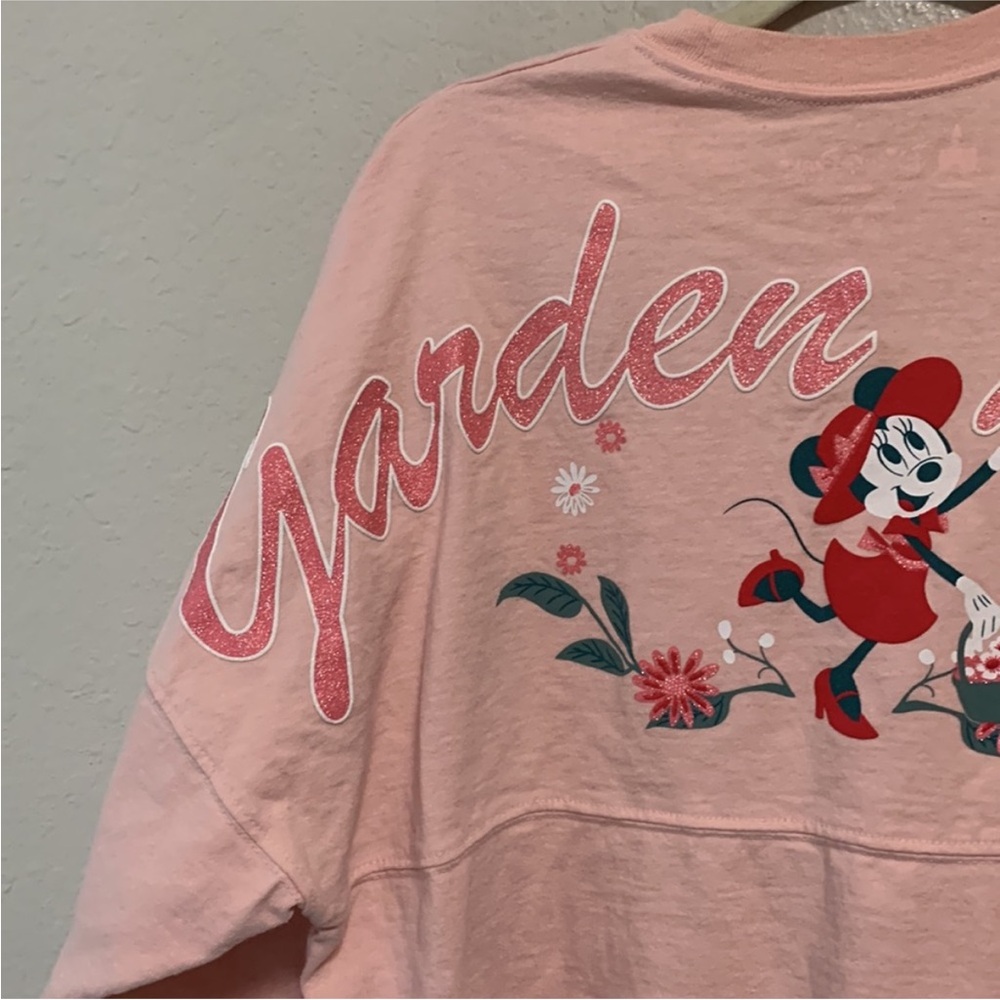 Disney Parks Spirit Jersey Epcot 2019 Pink Flower & Garden Festival, NWOT - Picture 2 of 11